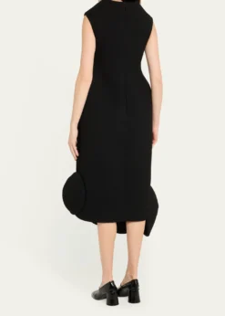 Marc Jacobs RunwayAsymmetric Circle-Hem Sleeveless Midi Dress