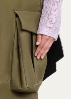 Marc Jacobs RunwayBow Back Wide-Leg Cargo Pants