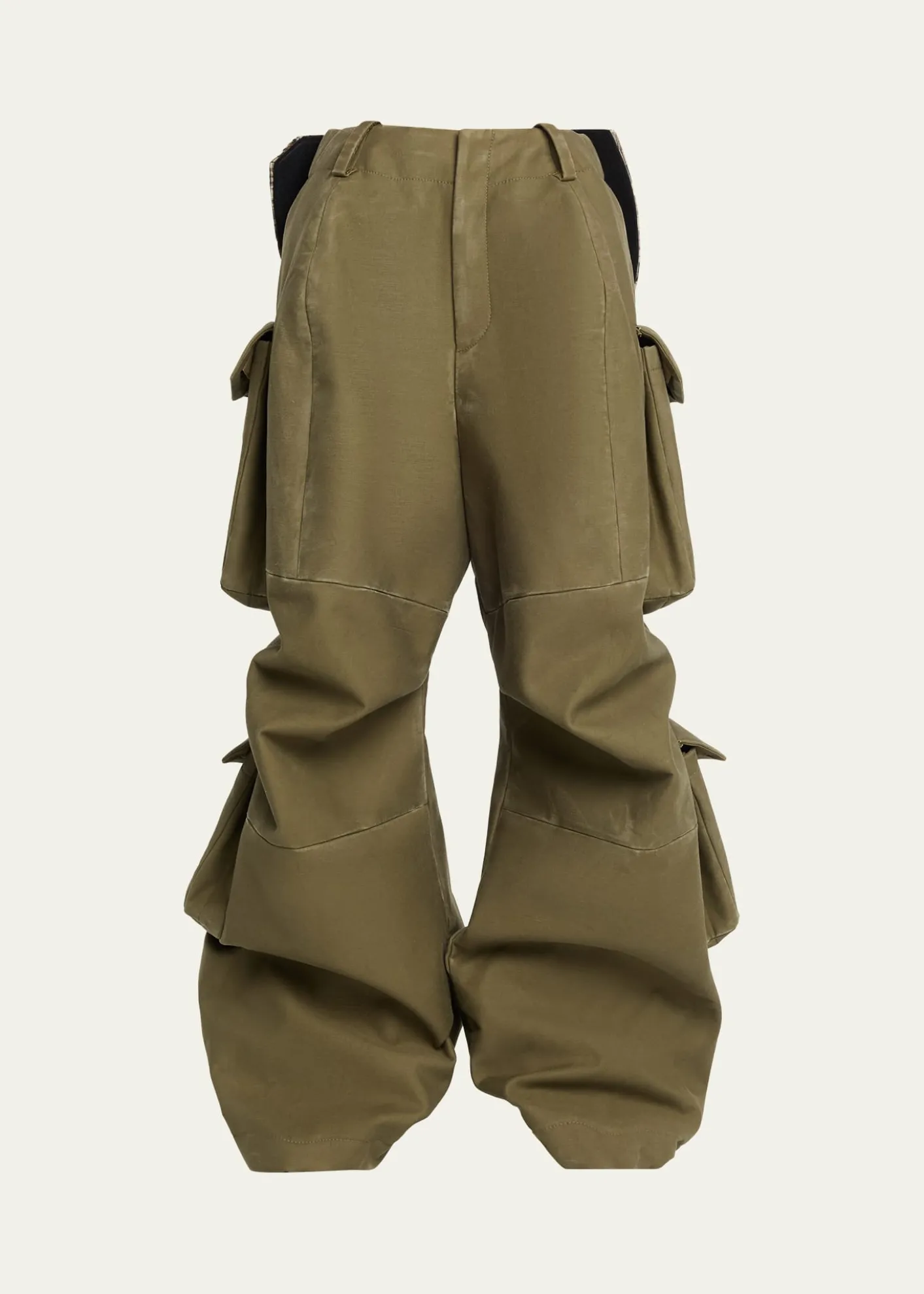 Marc Jacobs RunwayBow Back Wide-Leg Cargo Pants