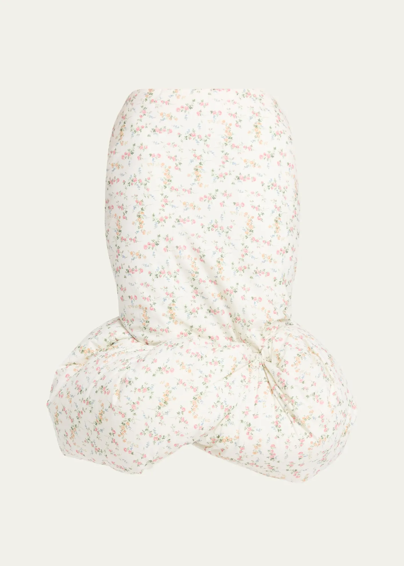 Marc Jacobs RunwayFloral Print Padded Bubble Hem Skirt