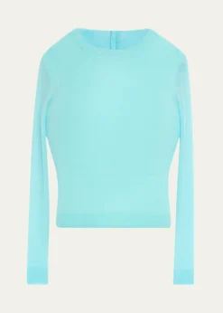 Marc Jacobs RunwayPadded Long-Sleeve Mohair Sweater