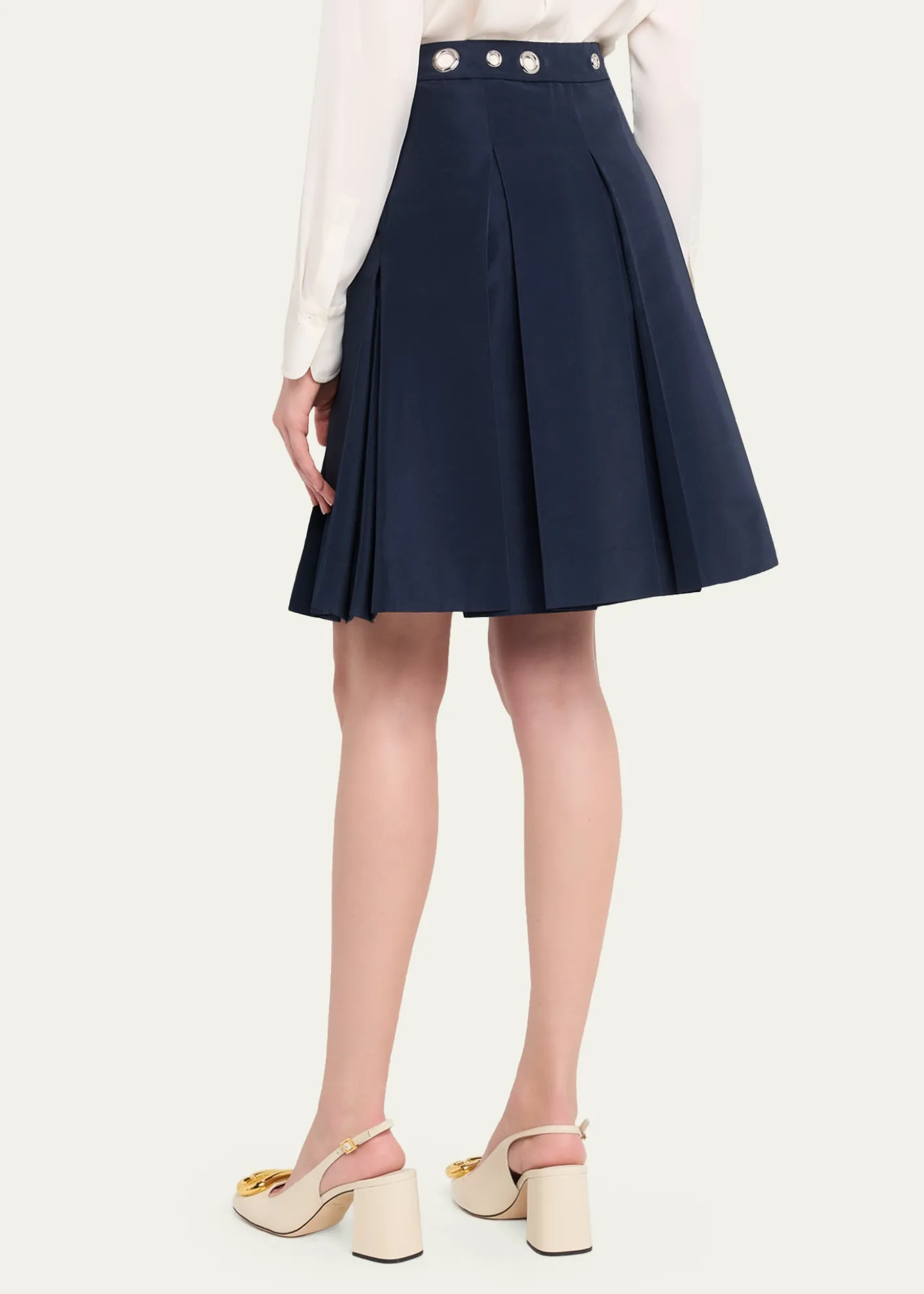 Marc JacobsSafety Pin Pleated Skirt