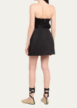 Marc JacobsSatin Daisy Belted Dress