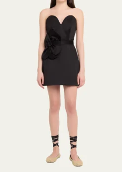 Marc JacobsSatin Daisy Belted Dress