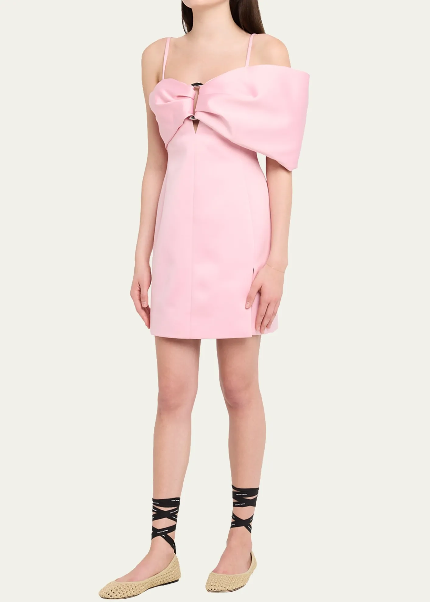 Marc JacobsSatin Pop JBow Dress