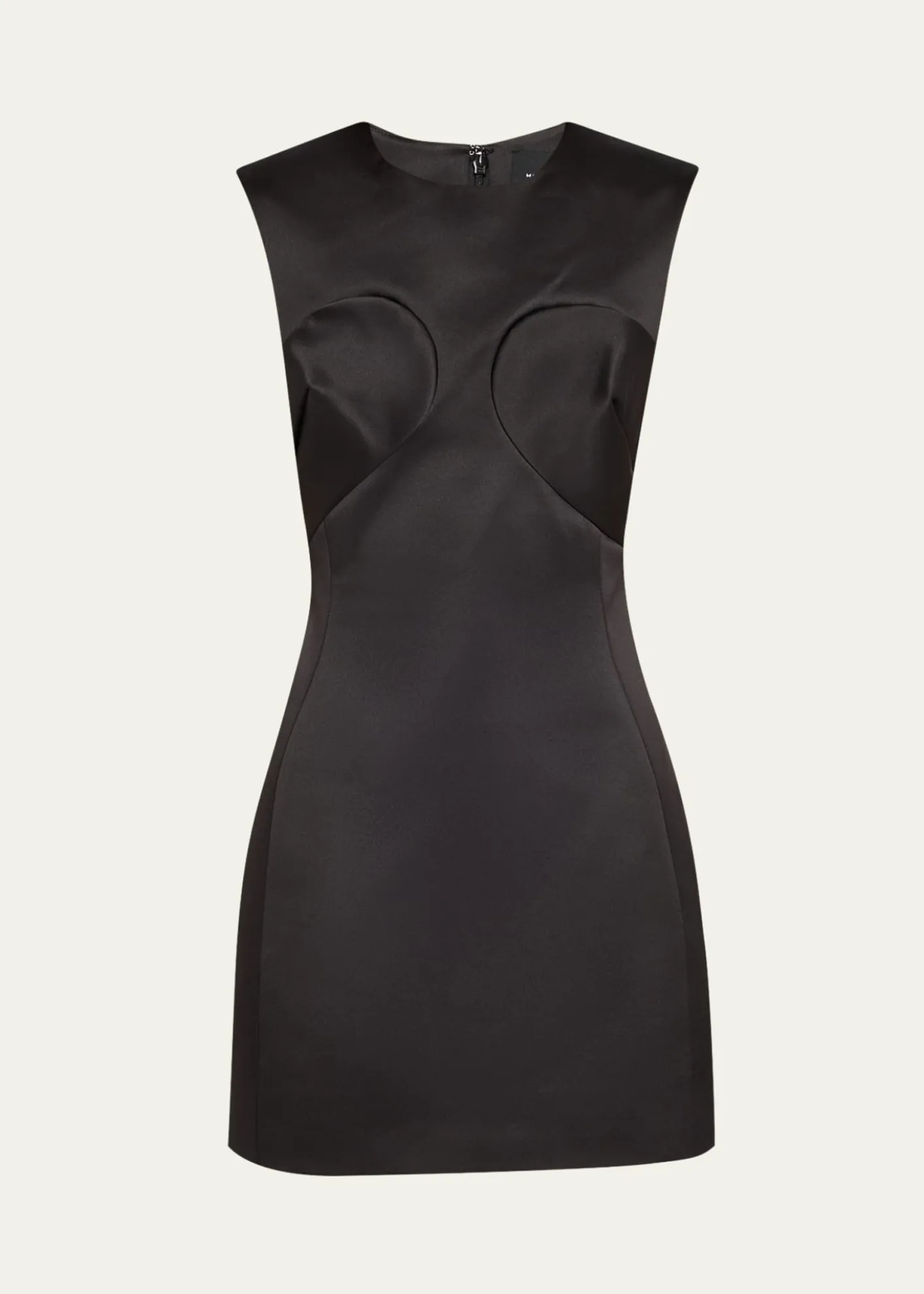 Marc JacobsSeamed Up Satin Sleeveless Mini Dress