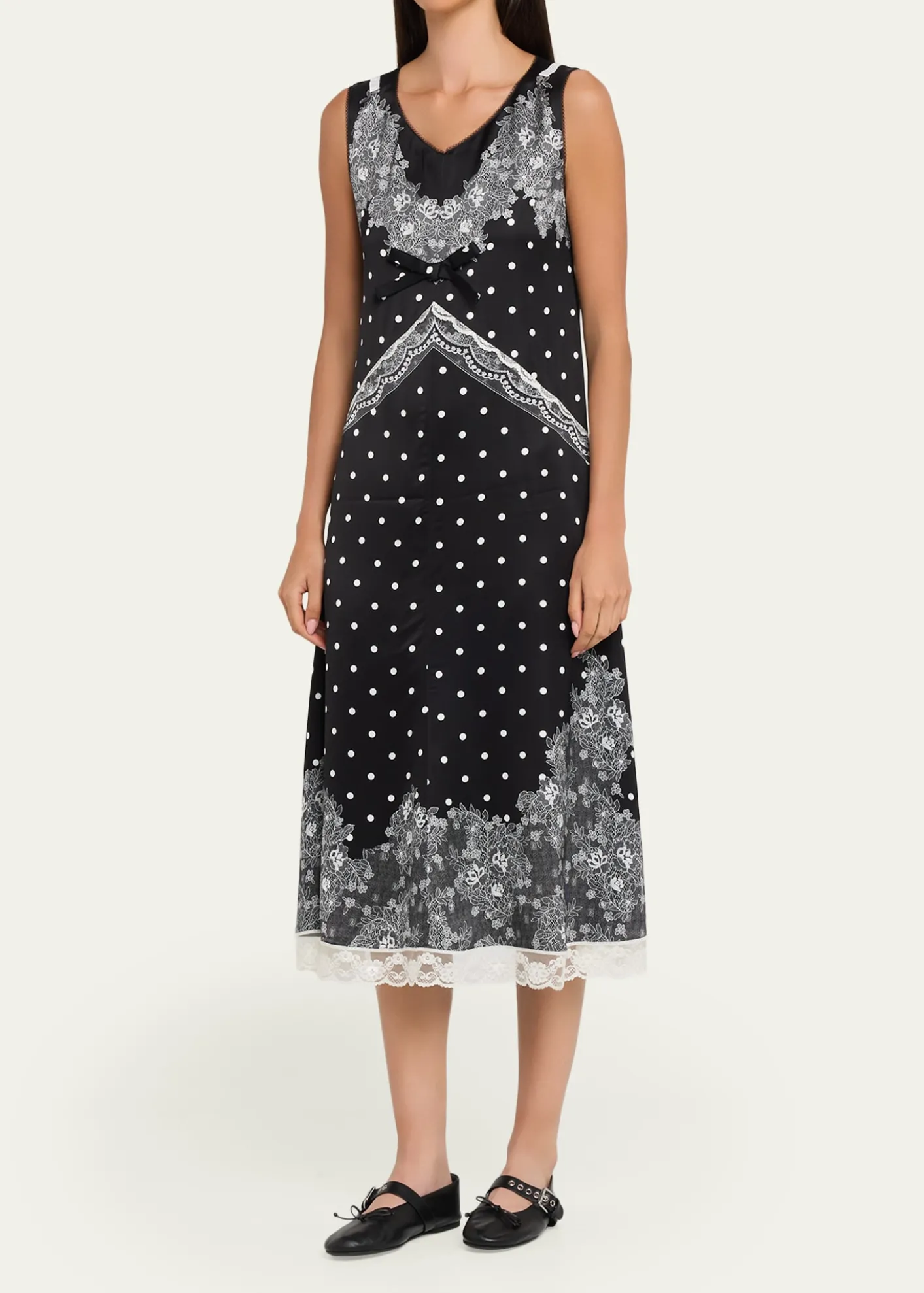 Marc JacobsTrompe L'Oeil Slip Midi Dress