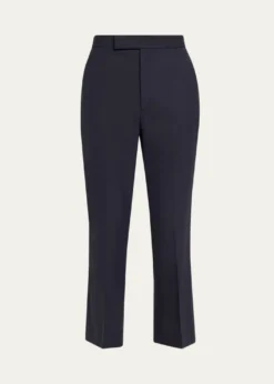 MARIA MCMANUSHigh-Rise Straight-Leg Crop Trousers
