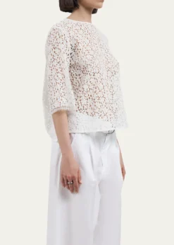 MARIA MCMANUSLace Short Sleeve T-Shirt
