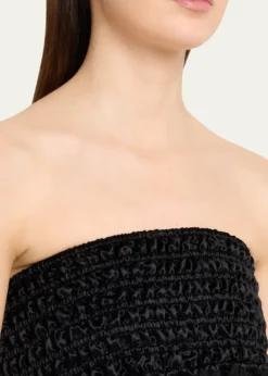 MARIA MCMANUSMacrame Scarf Empire-Waist Gown