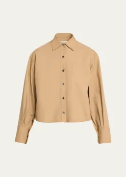 MARIA MCMANUSOrganic Cotton Cropped Button-Down Shirt
