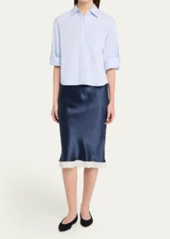 MARIA MCMANUSOrganic Cotton Cropped Button-Down Shirt