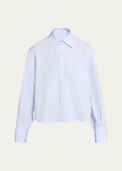 MARIA MCMANUSOrganic Cotton Cropped Button-Down Shirt