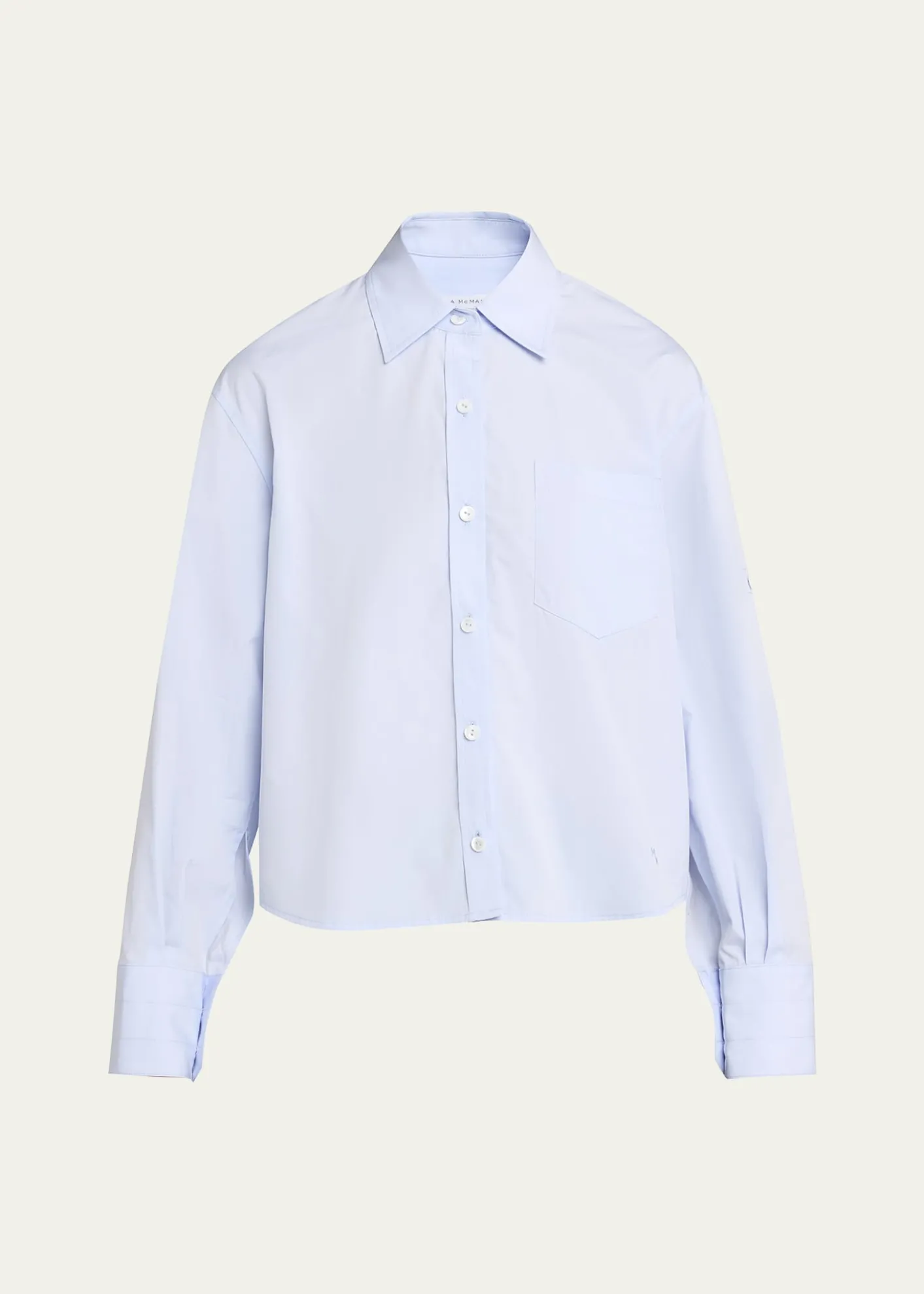 MARIA MCMANUSOrganic Cotton Cropped Button-Down Shirt