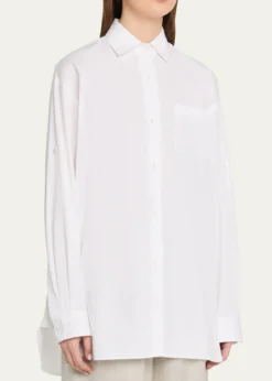 MARIA MCMANUSOversized Long-Sleeve Tunic Shirt