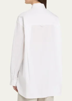 MARIA MCMANUSOversized Long-Sleeve Tunic Shirt