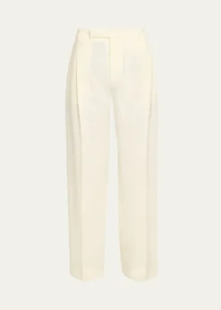 MARIA MCMANUSPleated Straight-Leg Trousers