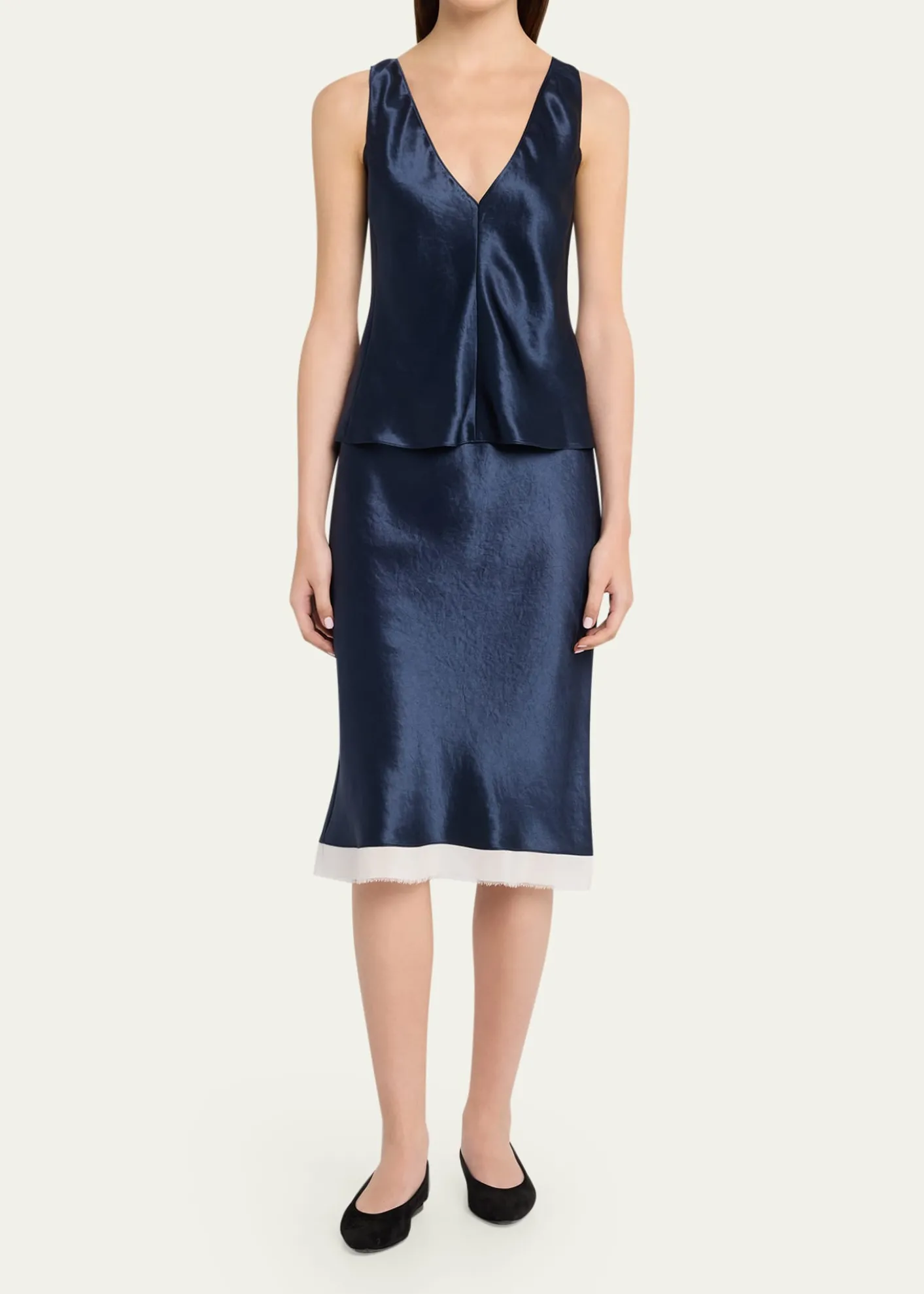 MARIA MCMANUSSatin V-Neck Camisole