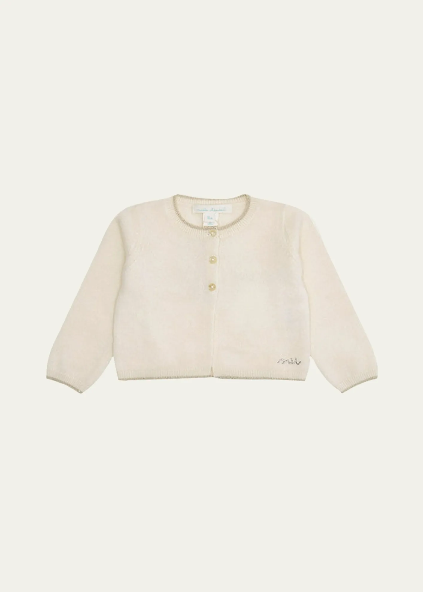 Marie ChantalGirl's Briony Angel Wing Cardigan, Size 3M-18M