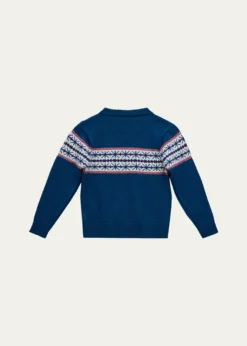 Mariella FerrariBoy's Fairisle Knitted Sweater, Size 3-12