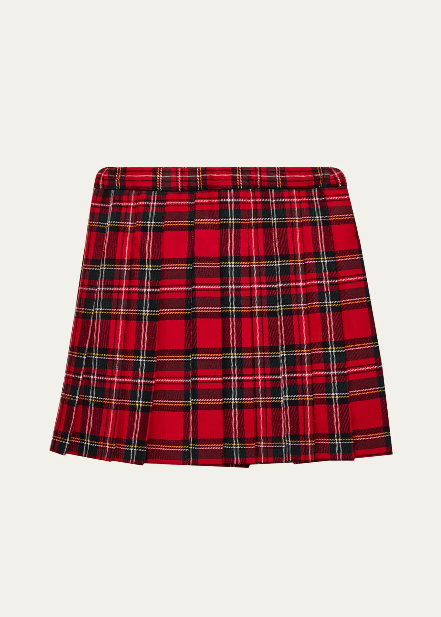 Mariella FerrariGirl's Cotton Plaid Kilt Mini Skirt, Size 4-12