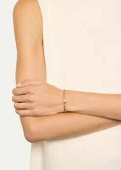 Marla AaronHandmade Biker Chain Bracelet in 14K Rose Gold, 6"L