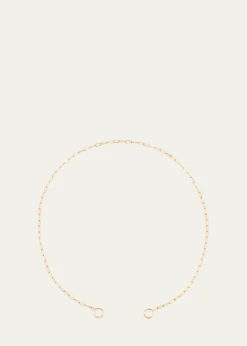 Marla Aaron14K Rose Gold Square Link Chain, 14"L