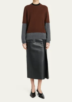 MarniDouble-Layered Cashmere Sweater