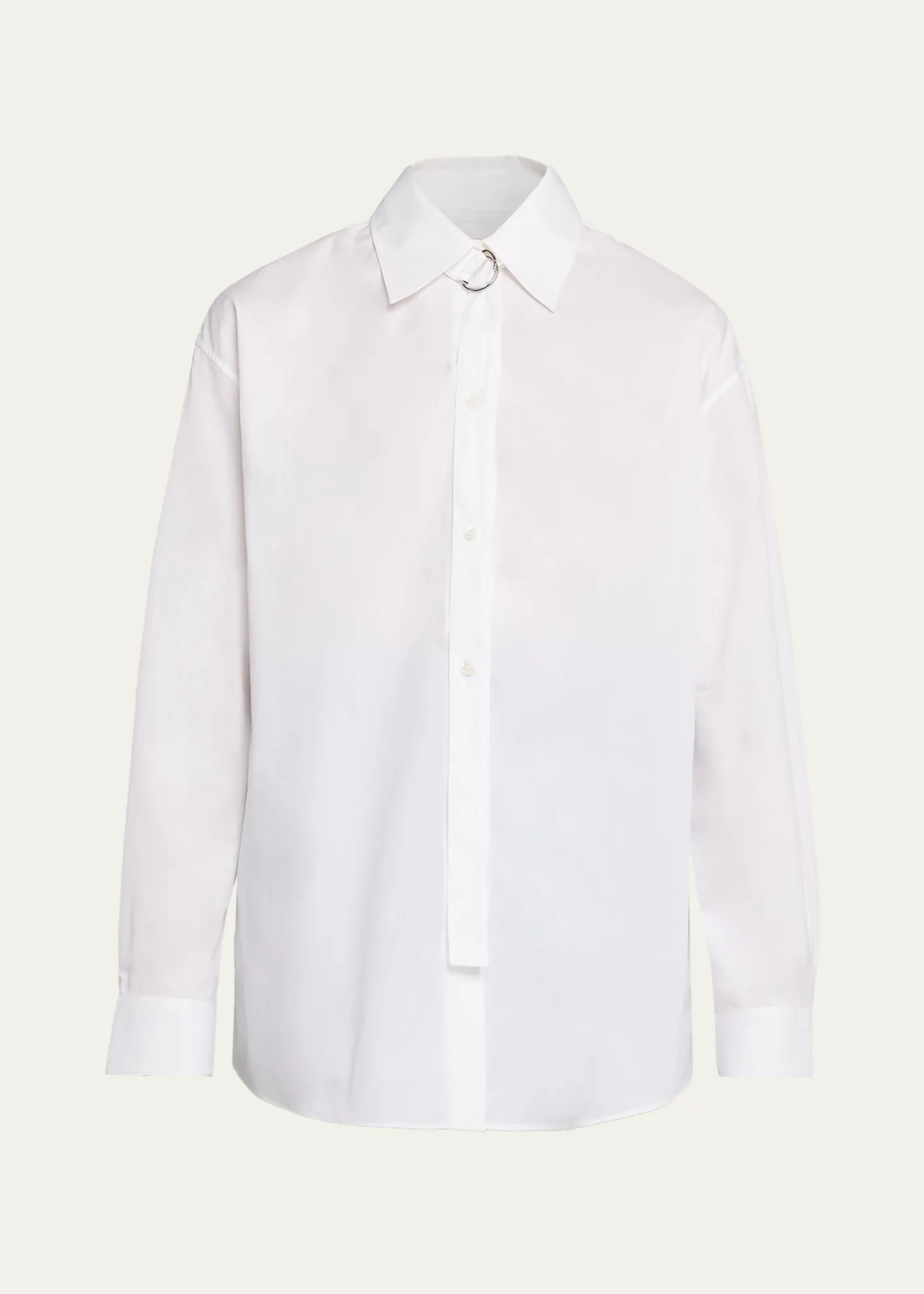 MarniD-Ring Strap Cotton Poplin Button-Down Shirt