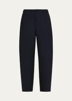 MarniElastic Waistband Straight-Leg Trousers