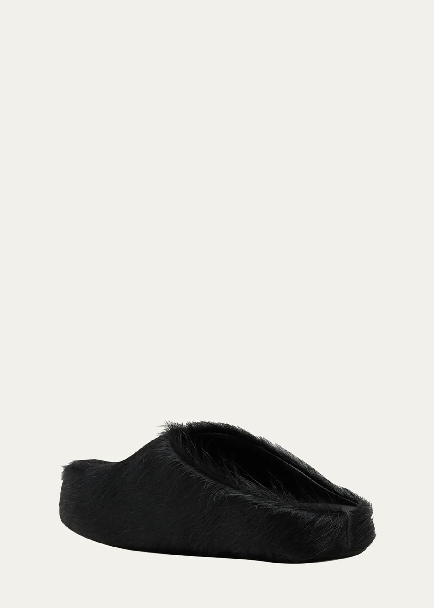 MarniMen's Fussbett Calf Hair Sabot Mules