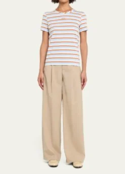 MarniStriped Cotton Short-Sleeve T-Shirt