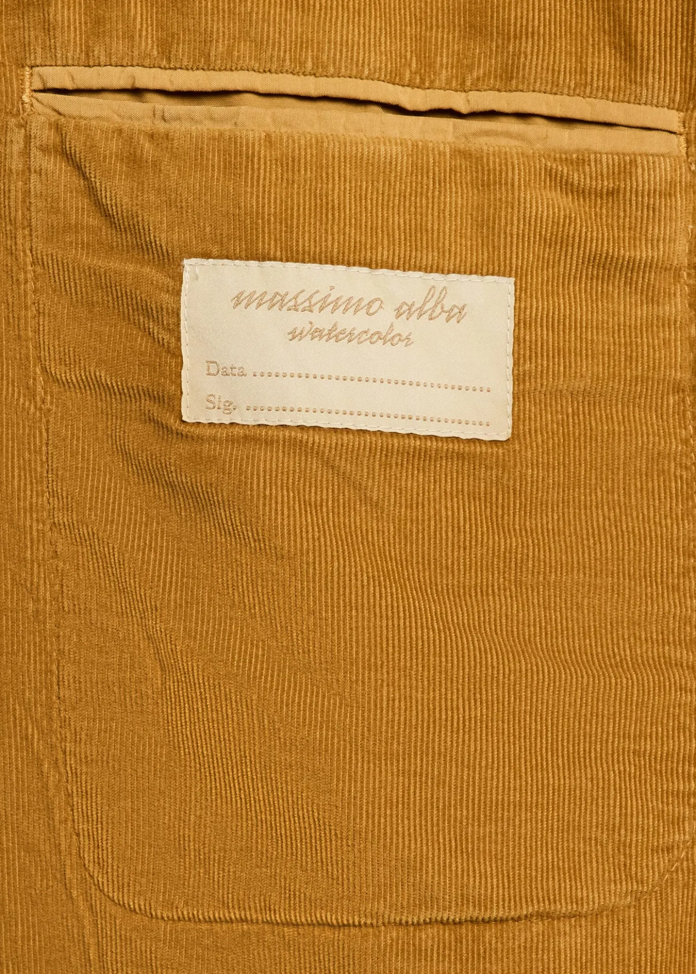 Massimo AlbaMen's Sloop Two-Piece Baby Corduroy Suit