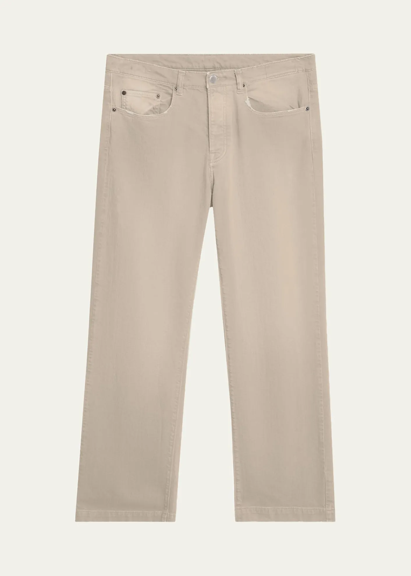 Massimo AlbaMen's Cotton Bull Straight Leg Five-Pocket Pants