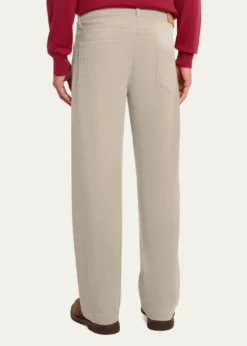 Massimo AlbaMen's Cotton Bull Straight Leg Five-Pocket Pants
