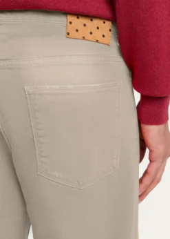Massimo AlbaMen's Cotton Bull Straight Leg Five-Pocket Pants