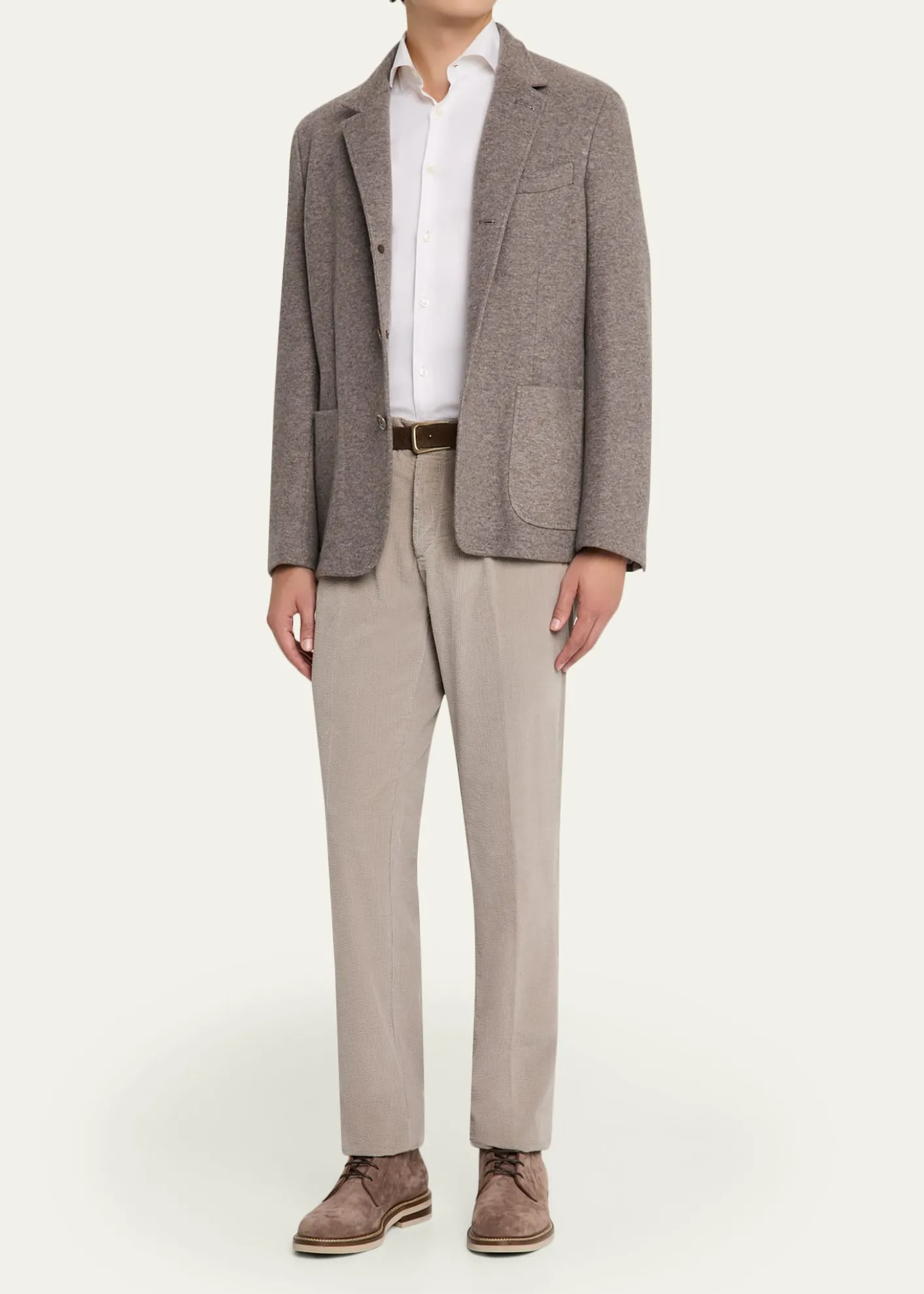 Massimo AlbaMen's Cotton Corduroy Trousers