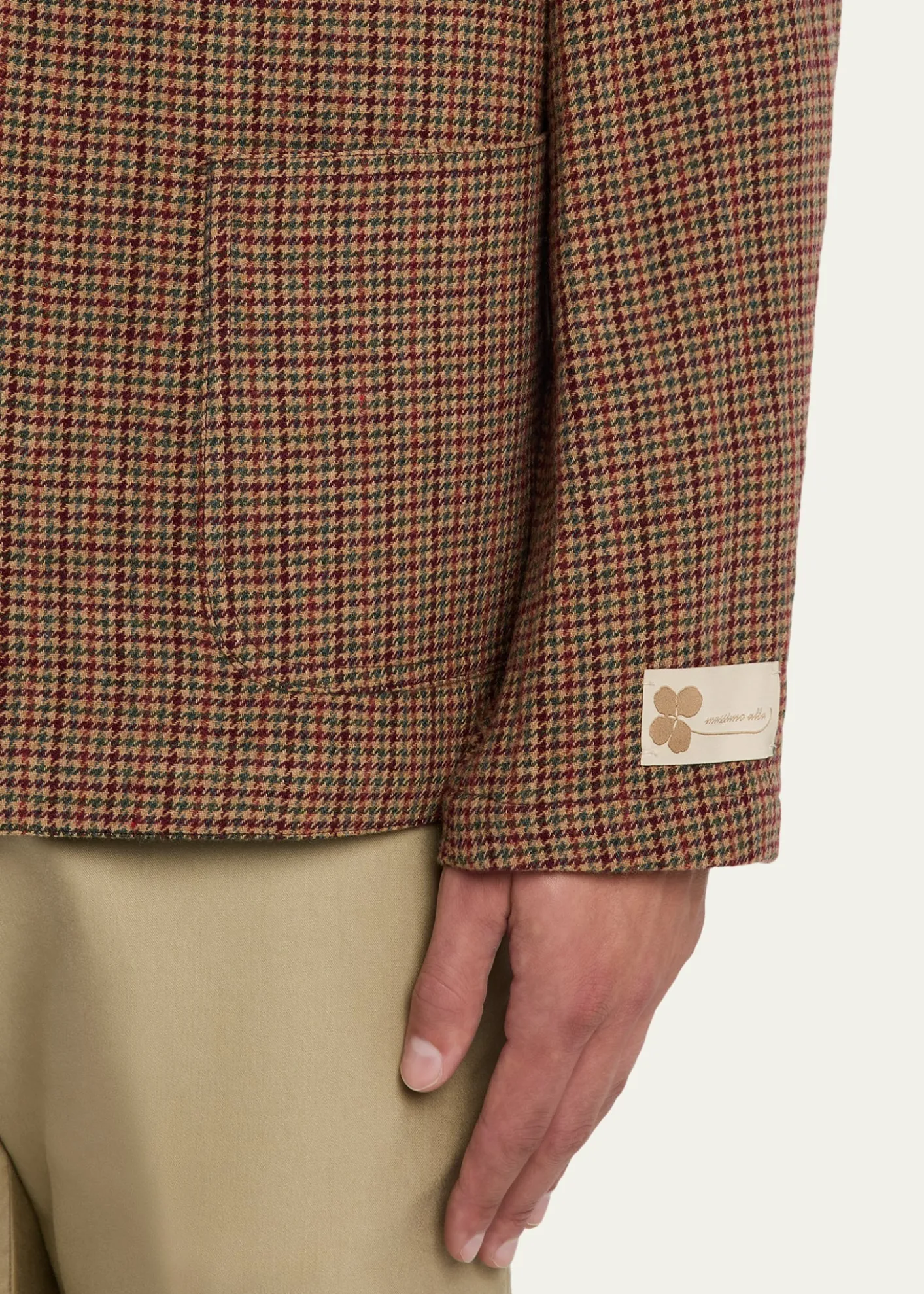 Massimo AlbaMen's Gstaad Wool Nehru Jacket