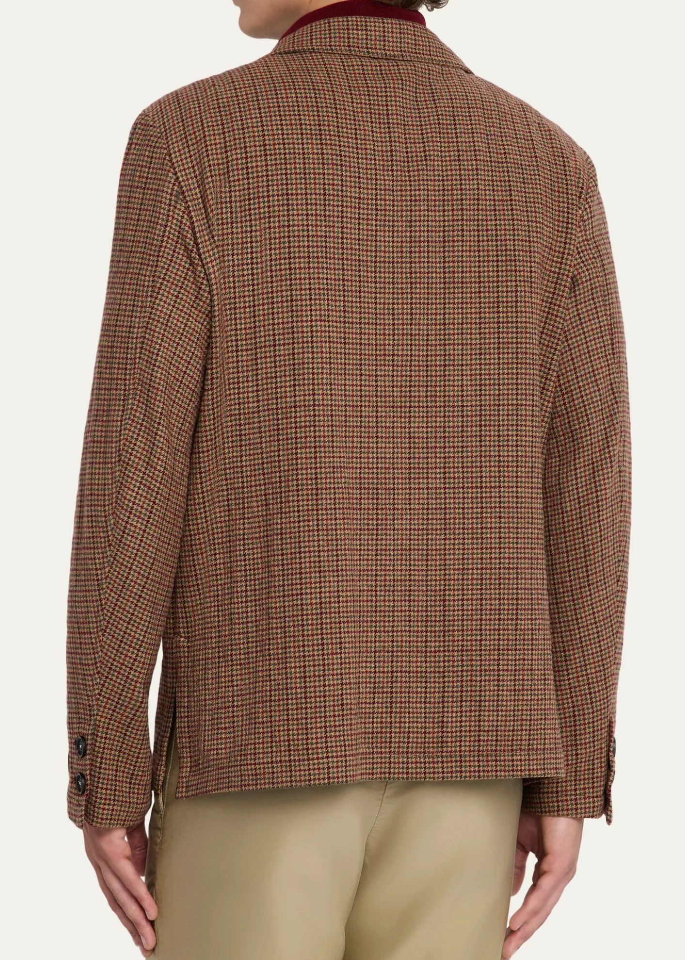 Massimo AlbaMen's Gstaad Wool Nehru Jacket