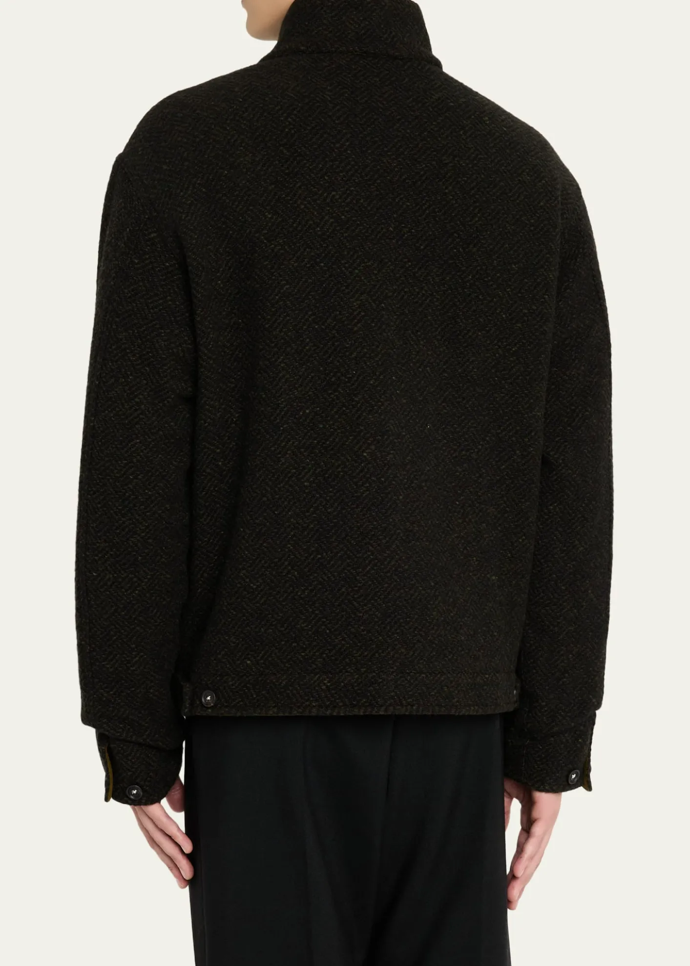 Massimo AlbaMen's Marcos Herringbone Virgin Wool Jacket