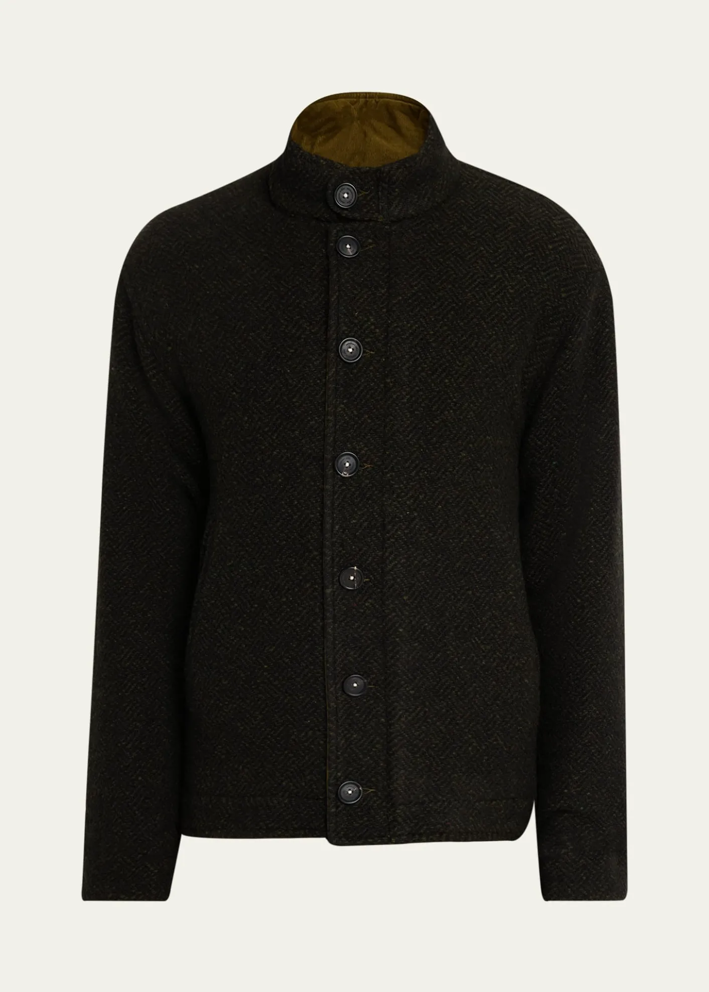 Massimo AlbaMen's Marcos Herringbone Virgin Wool Jacket