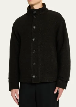 Massimo AlbaMen's Marcos Herringbone Virgin Wool Jacket