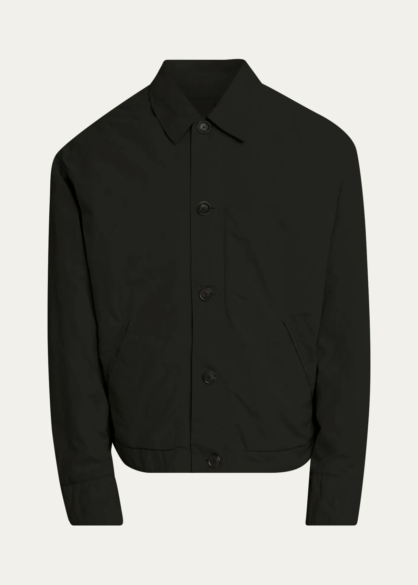 Massimo AlbaMen's Water-Repellent Nylon Shirt Jacket
