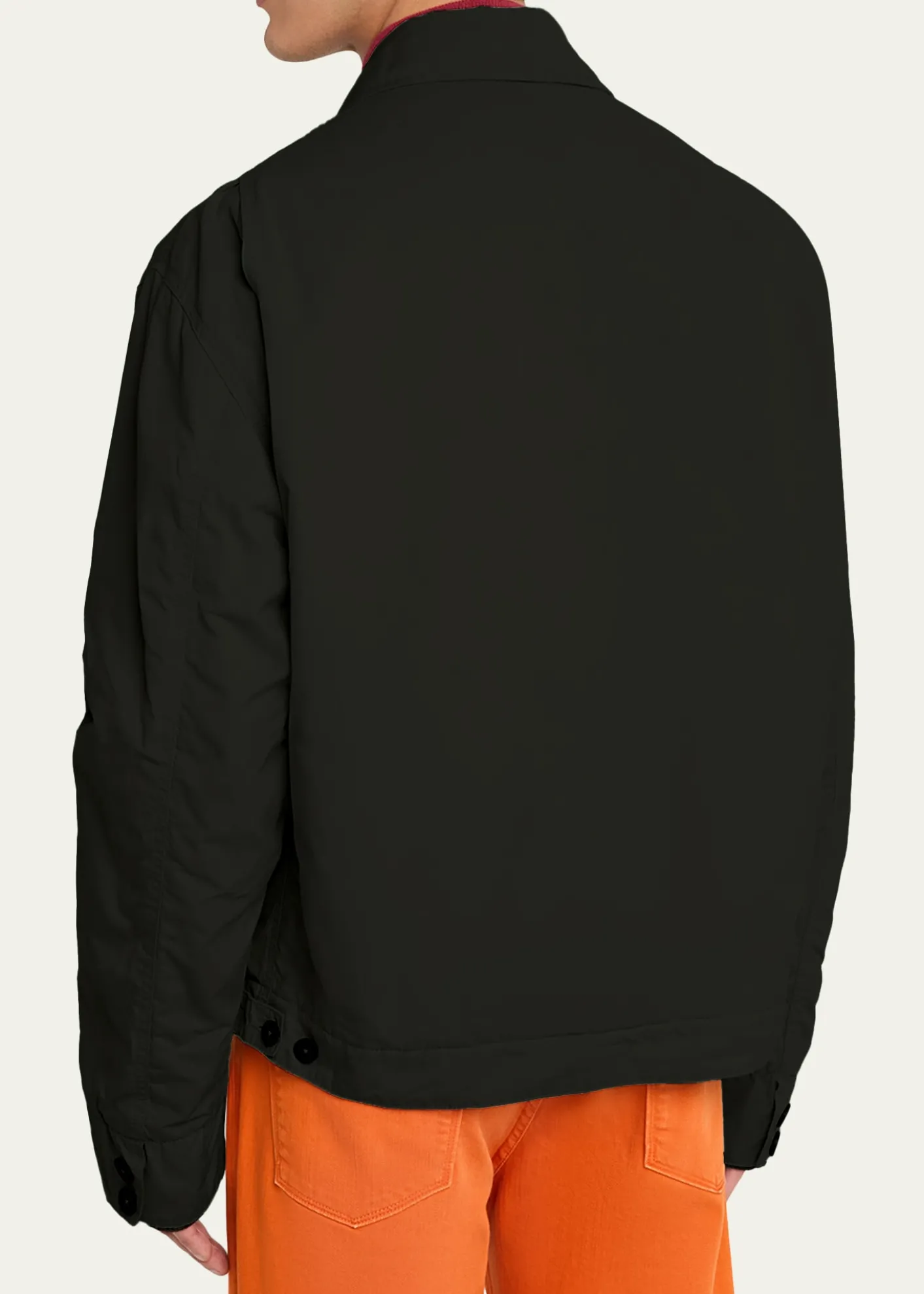 Massimo AlbaMen's Water-Repellent Nylon Shirt Jacket