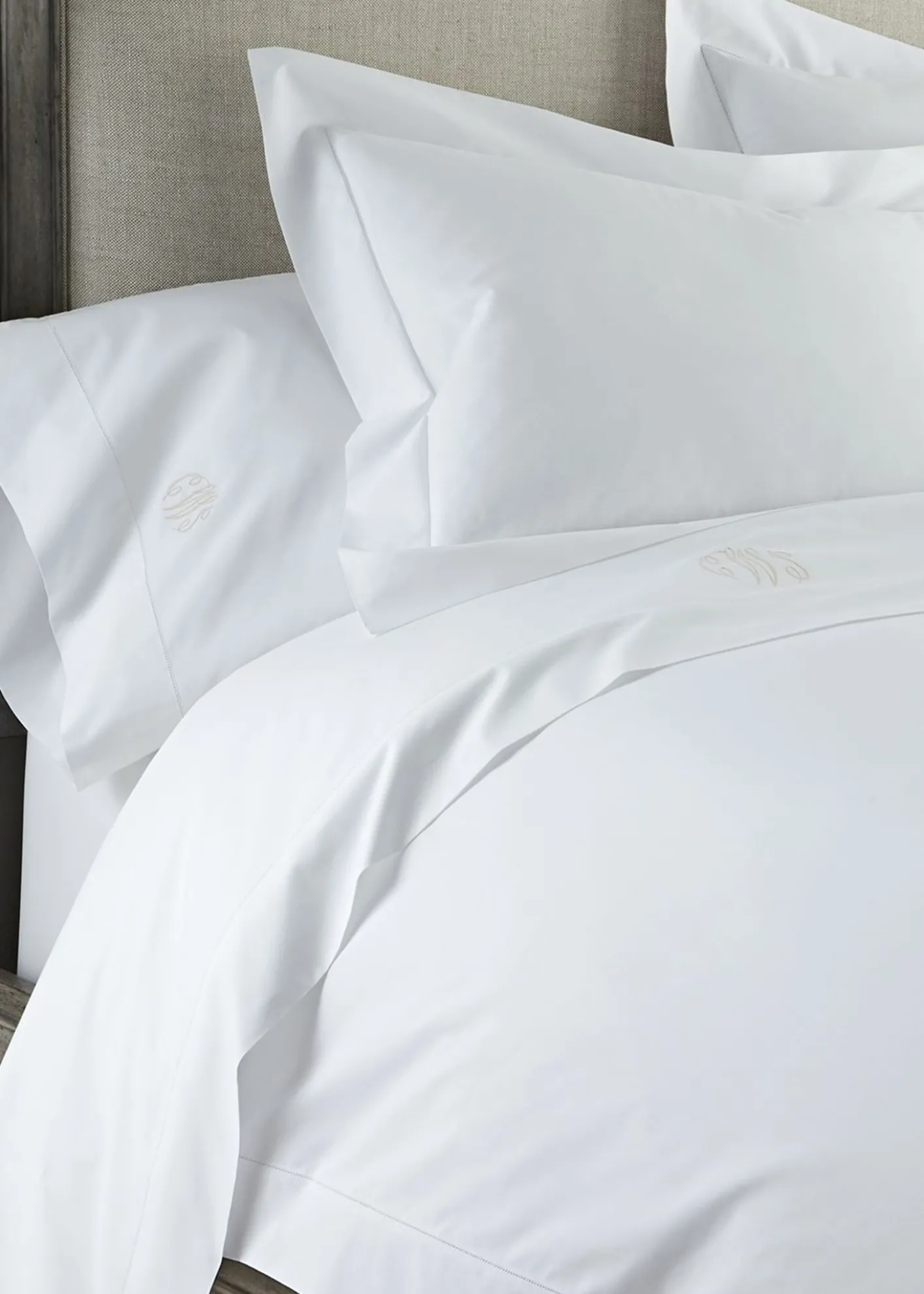 MatoukPositano Hemstitch King Sham