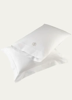 MatoukPositano Hemstitch Pillowcases, KING CASE