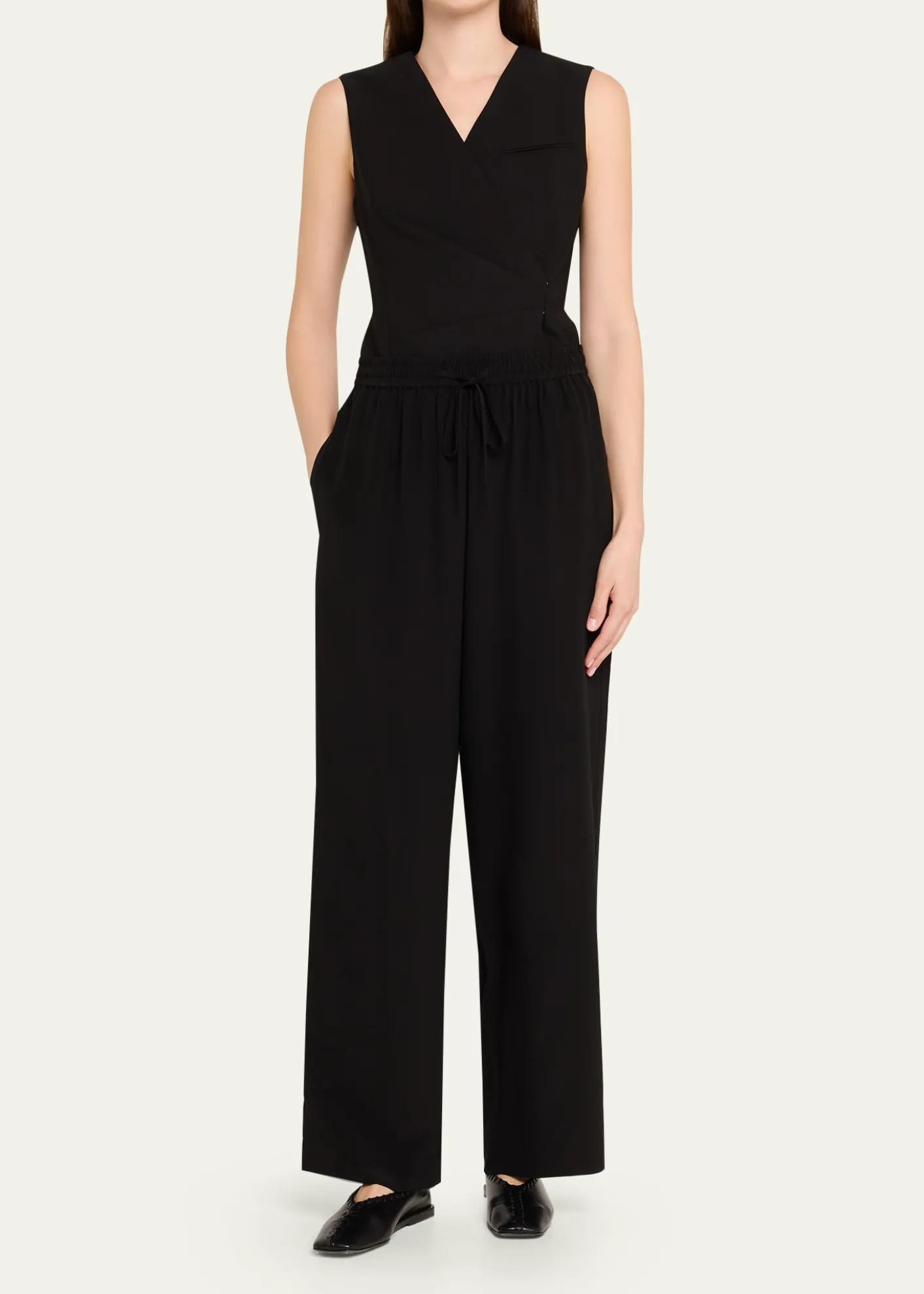 MatteauSilk Drawstring Trousers
