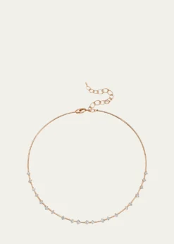 Mattia Cielo18K Rose Gold Diamond Flex Collar