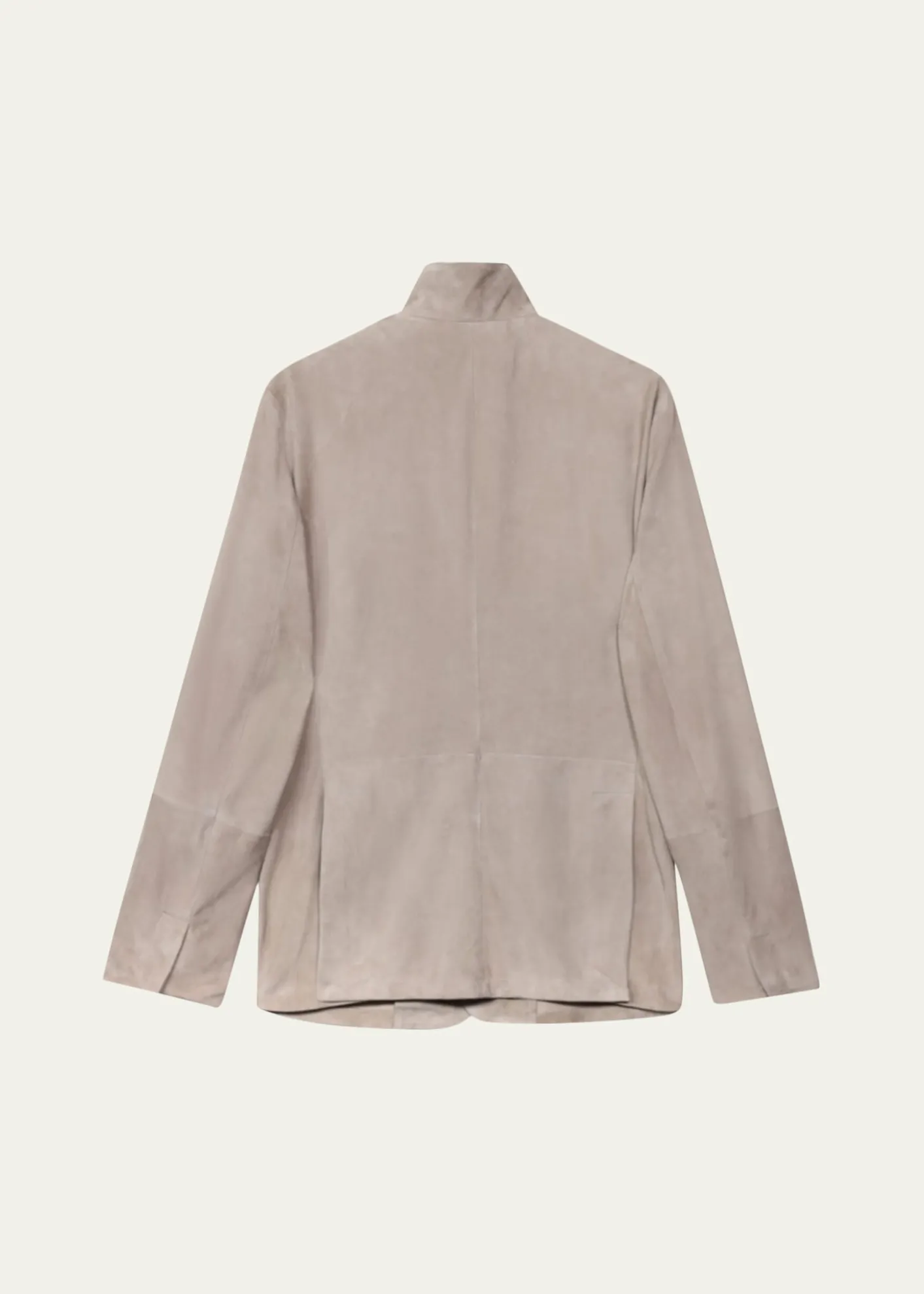 Maurizio BaldassariMen's Suede Five-Snap Jacket