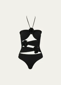 MAYGEL CORONELTrinitaria Cutout Halter One-Piece Swimsuit